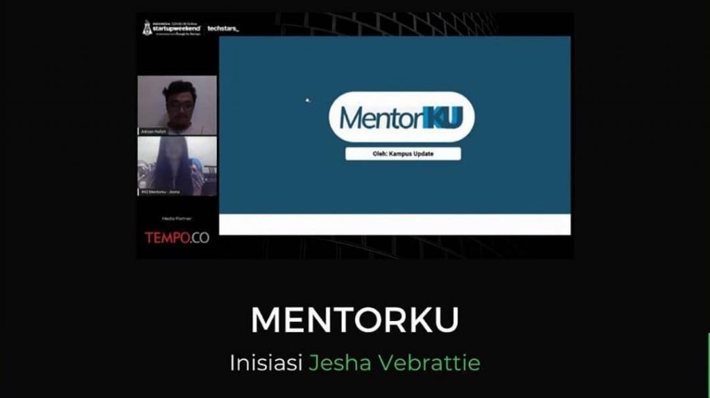 Mentorku, Juara 3 Startup Weekend Indonesia COVID-19 | instagram.com/startupweekendindonesia